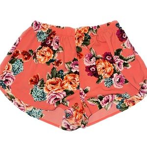 Ambiance Apparel Floral Printed Shorts